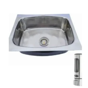 single bowl with drain board Matt Finish Kitchen Sink
