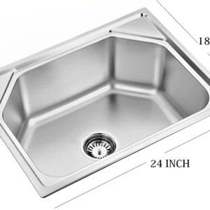 24 x 18 PENTAGON  Nano Coated Sound Proof Sink