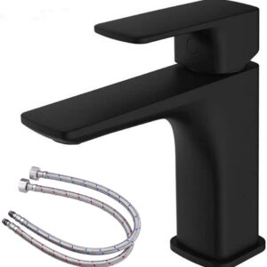SQUARE MIXTURE TAP black Finish