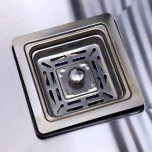 Square Draianage Cover SS Kitchen Sink