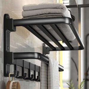 TOWEL RACK BLACK