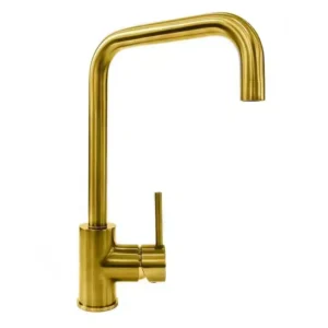 SQUARE MIXTURE TAP gold Finish