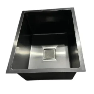 single bowl Black Mirror Finish Kitchen Sink