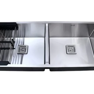 Double Bowl with Dustbin SS Kitchen Sink