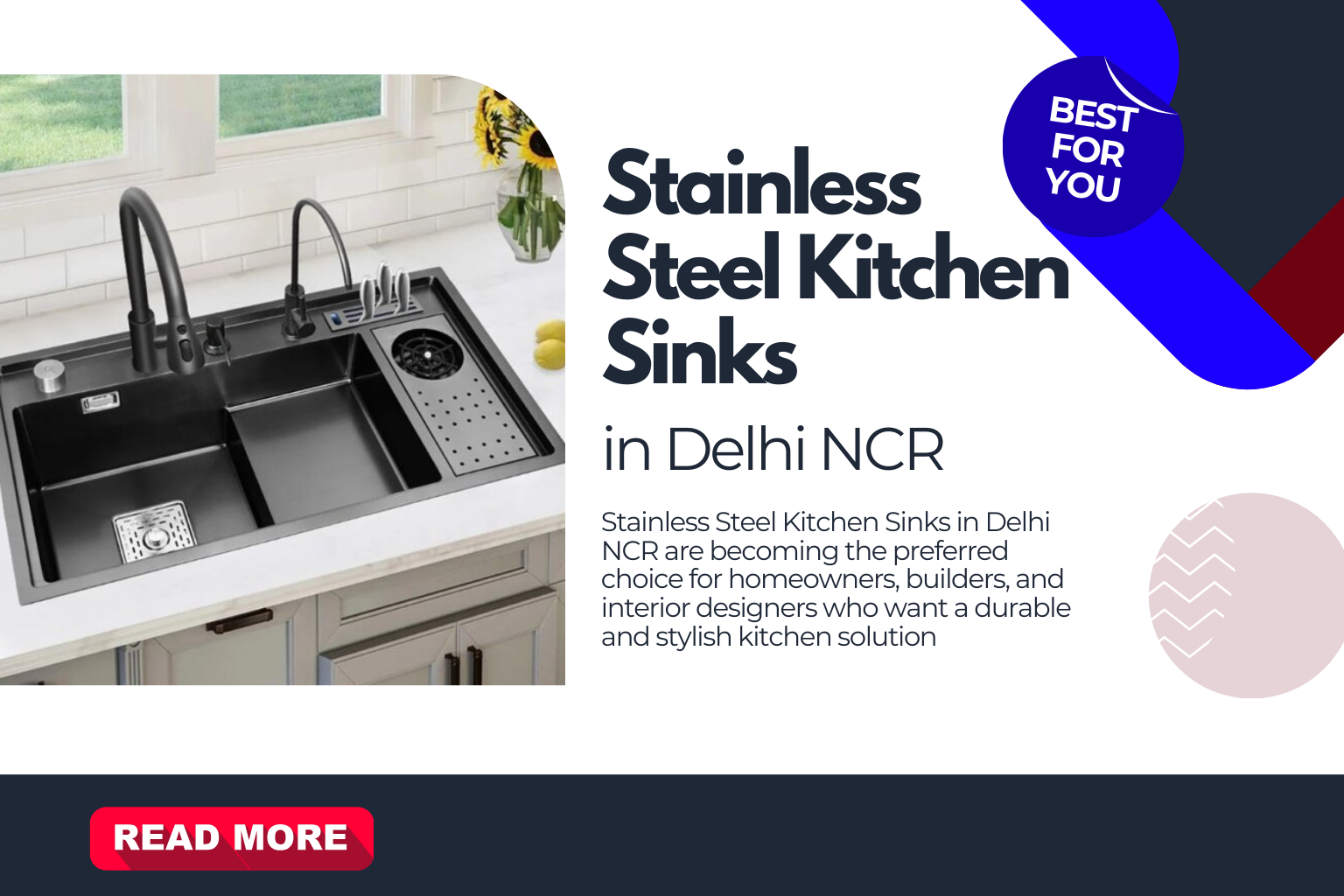 Stainless Steel Kitchen Sinks in Delhi NCR