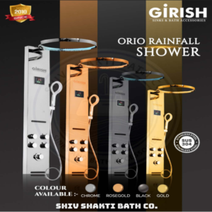 Orio Rainfall Shower Panel
