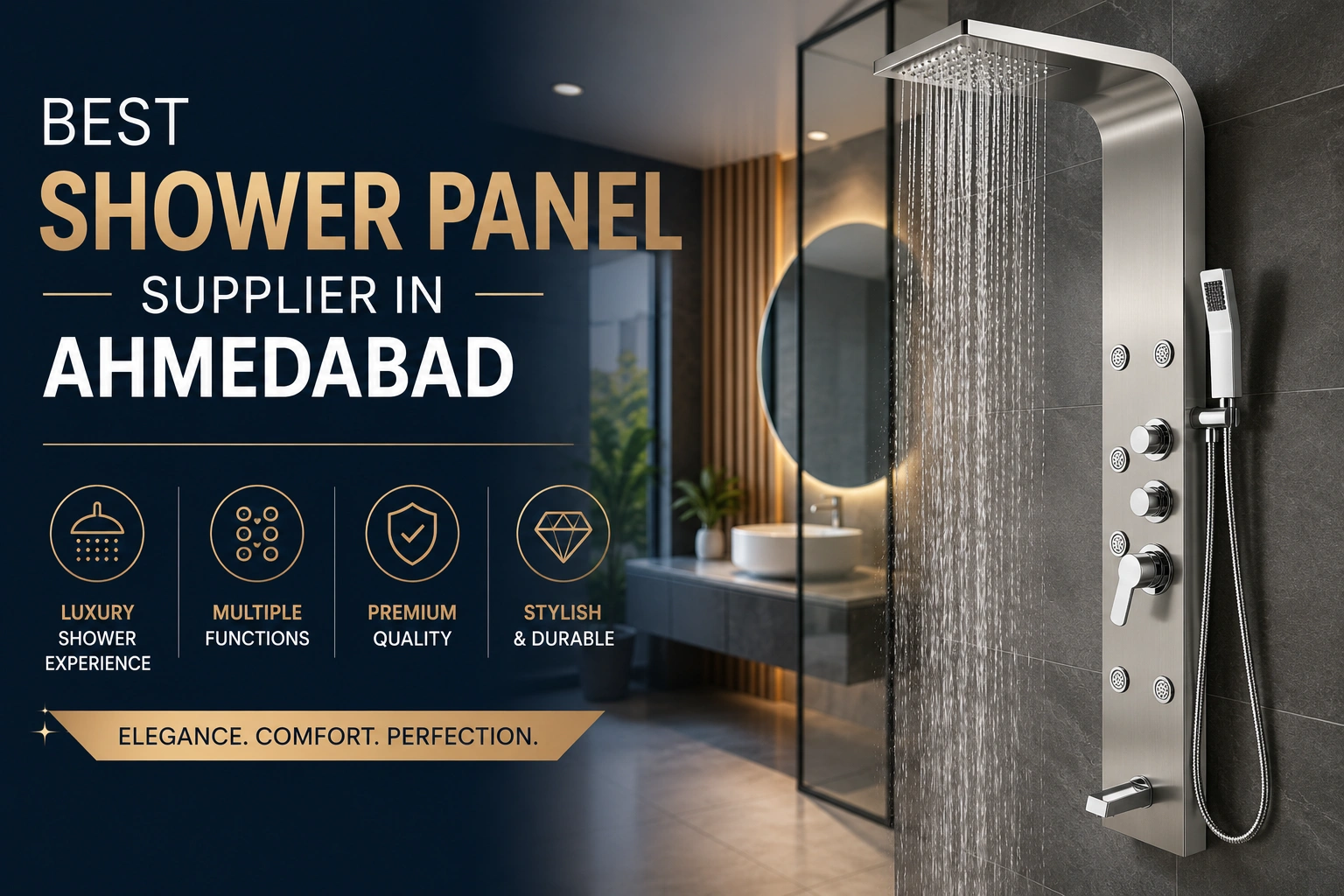 Best Shower Panel Supplier in Ahmedabad